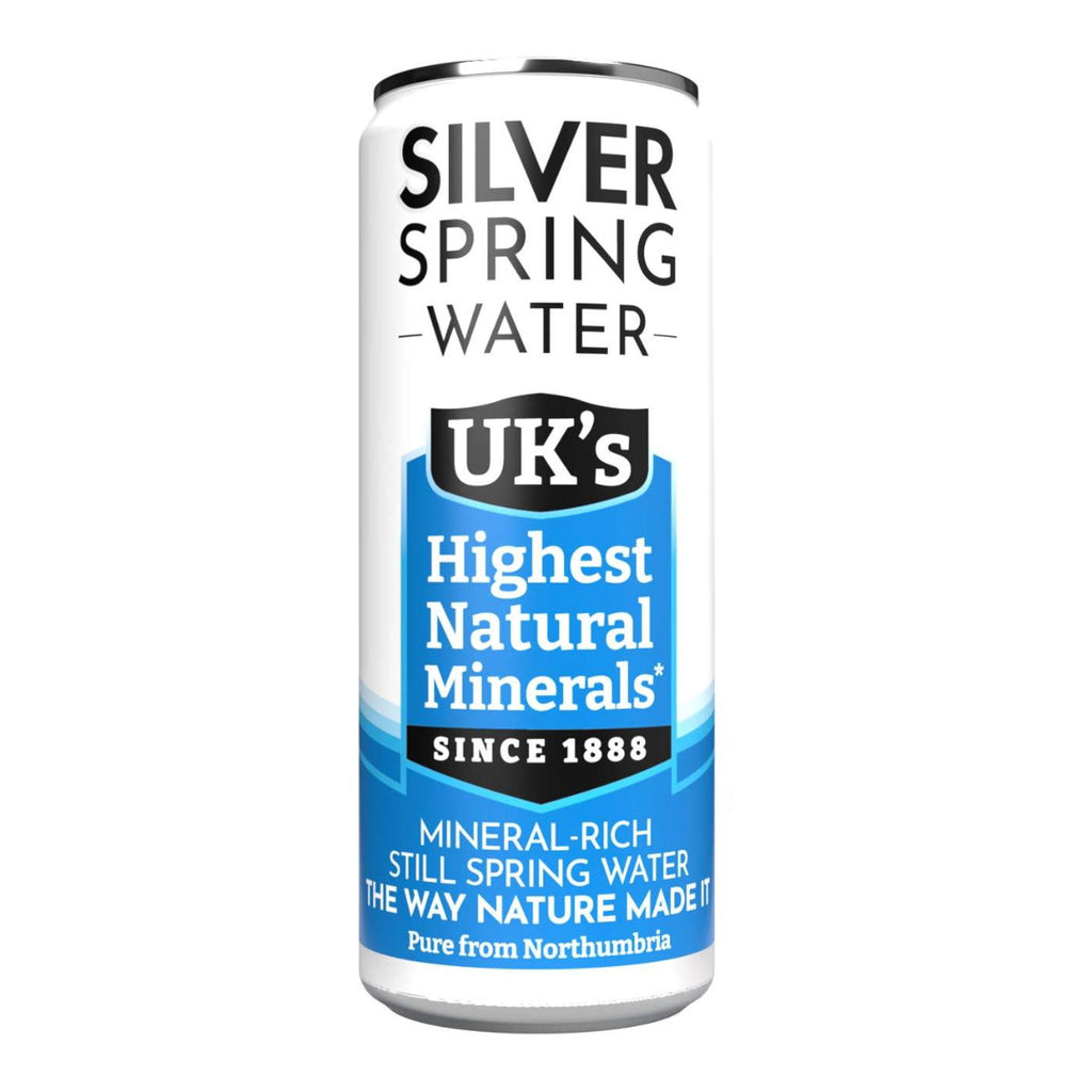 Silver Springs Natural Mineral Water - 24 x 330ml cans