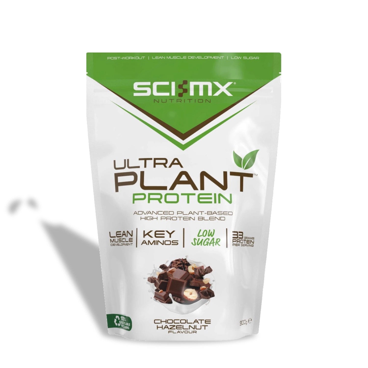 Sci-MX Ultra Plant Protein package on a white background