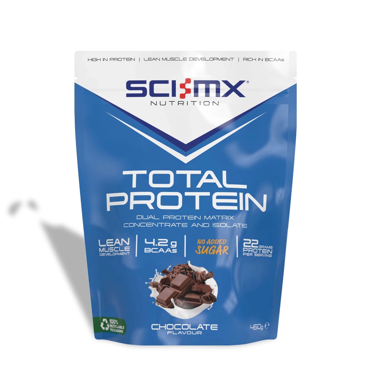 Sci-Mx Nutrition Total Protein package on a white background